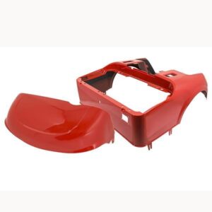 EZGO RXV OEM Metallic Flame Red Front & Rear Body Kit (Years 2016-Up) - Image 1