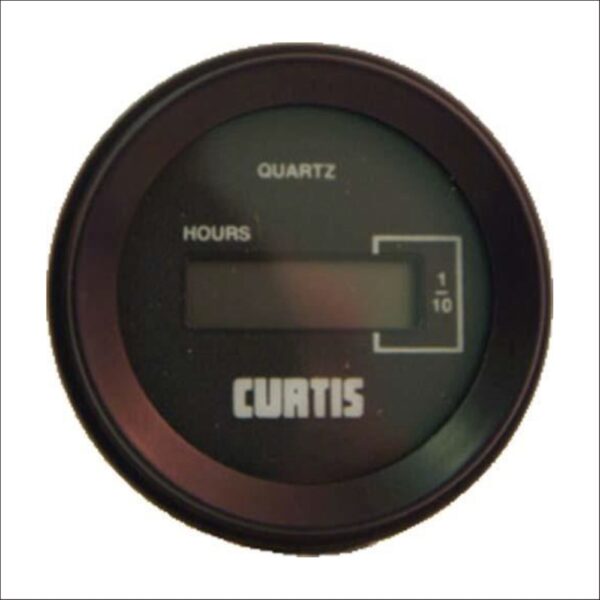 Curtis 12V-48V Round Hour Golf Cart Meter