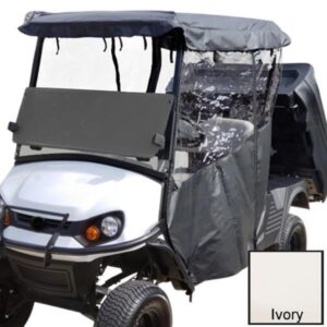RedDot EZGO RXV Folding 3/16" Tinted Windshield with Rubber Trim (Years 2008-2023) - Image 2