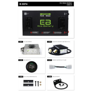 ICON Eco Lithium 72v 105Ah Battery Bundle - Image 4