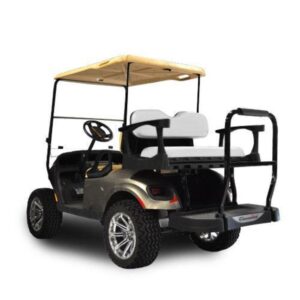 EZGO TXT Madjax Genesis 250 Rear Seat with Standard White Seat Cushions (Years 1994.5-Up) - Image 1