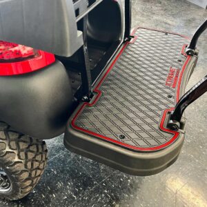 Xtreme Floor Mats for Madjax Genesis 250/300 Rear Seat Kits - Black/Red - Image 3