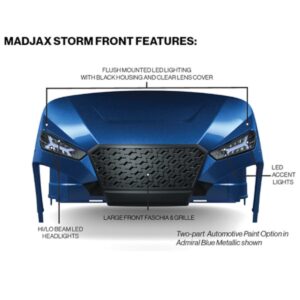 MadJax Storm Body Kit for EZGO TXT – Sea Storm - Image 4