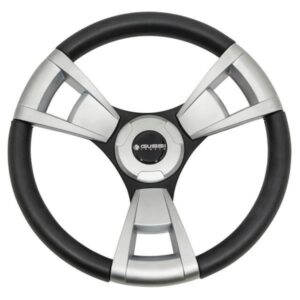 EZGO TXT-RXV - Gussi Italia Model 13 Black Brushed Steering Wheel - Image 2