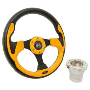 Yamaha Yellow Rally Steering Wheel (G16-Drive 2) - Image 1