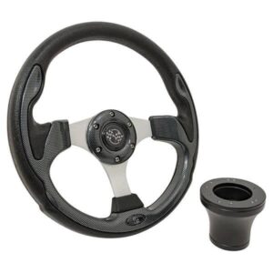 EZGO Carbon Fiber Rally Steering Wheel Kit 94.5-Up - Image 1