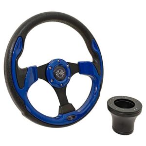 EZGO Blue Rally Steering Wheel Kit (Years 1994.5-Up) - Image 1