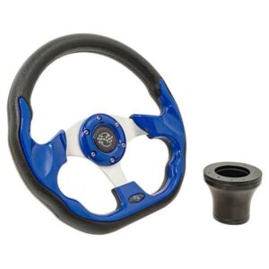 EZGO Blue Racer Steering Wheel Kit 1994.5-Up - Image 1