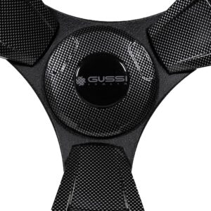 Gussi Italia Model 13 Black/Carbon Fiber  Steering Wheel For EZGO - Image 2