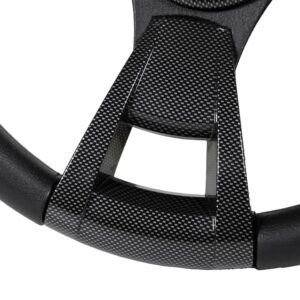 Gussi Italia Model 13 Black/Carbon Fiber  Steering Wheel For EZGO - Image 8