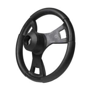 Gussi Italia Model 13 Black/Carbon Fiber Steering Wheel For Yamaha G16-Drive2 - Image 2
