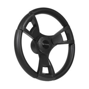 Gussi Italia Model 13 Black/Carbon Fiber Steering Wheel For Yamaha G16-Drive2 - Image 3