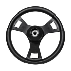 Gussi Italia Model 13 Black/Carbon Fiber Steering Wheel For Yamaha G16-Drive2 - Image 5