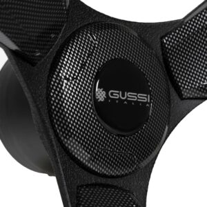 Gussi Italia Model 13 Black/Carbon Fiber Steering Wheel For Yamaha G16-Drive2 - Image 8