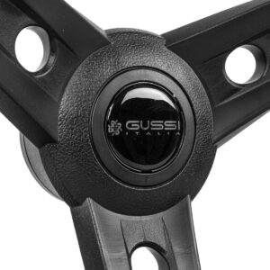 Gussi Italia® Lugana Black Steering Wheel Compatible with ICON Golf Car Models & AEV Golf Car Models - Image 7