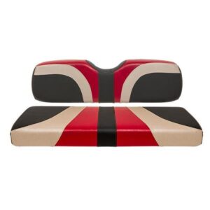 Madjax Blade Garnet/Champagne/Black Carbon Fiber Genesis 150 Rear Seat Cushions - Image 1