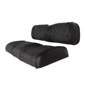 Premium RedDot Black Suede GTW Mach3 Rear Seat Cushions - Image 2