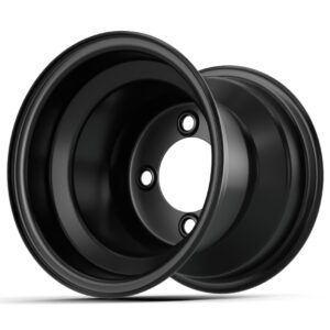 8" GTW Matte Black Steel Wheel (2:5 Offset) - Image 1