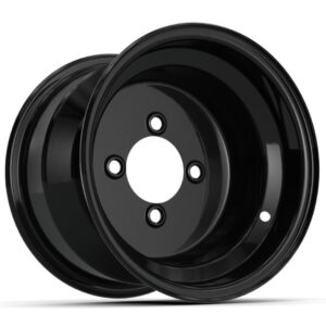 10" Black Steel Wheel (3:4 Offset) - Image 3