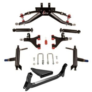 4” GTW Double A-Arm Lift Kit for Yamaha G29/Drive & Drive2 with Solid/Fixed Rear Axle - Image 4