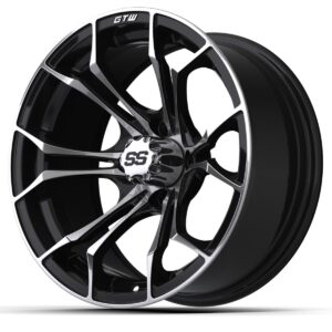 15" GTW® Spyder Wheel – Gloss Black - Image 3