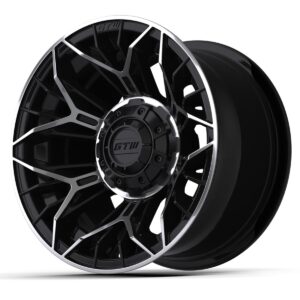 12” GTW Stellar Machined & Black Wheel - Image 2