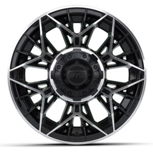12” GTW Stellar Machined & Black Wheel - Image 3