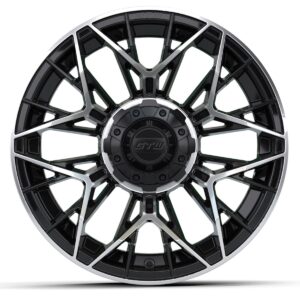 14" GTW® Stellar Black with Machined Accents Wheel - Image 2