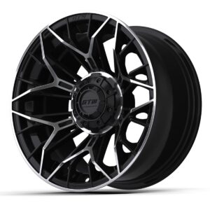 14" GTW® Stellar Black with Machined Accents Wheel - Image 4