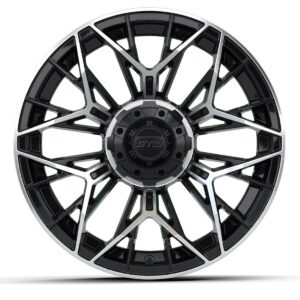 15" GTW® Stellar Black with Machined Accents Wheel - Image 1