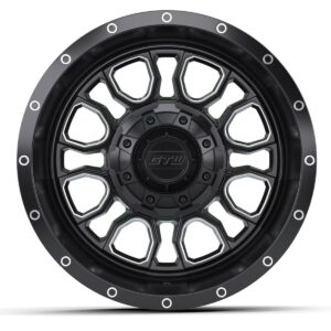 14” GTW Volt Black & Machined Wheel - Image 2