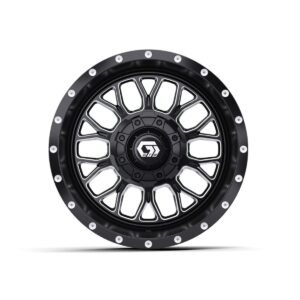12” GTW Helix Black & Machined Wheel - Image 2