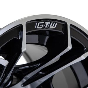 GTW Spyder Machined/Black 10 Inch Wheel - Image 1