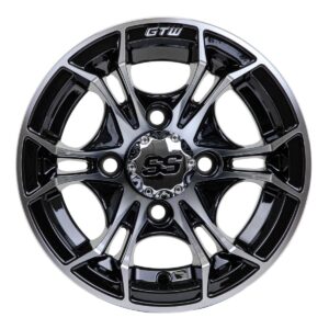 GTW Spyder Machined/Black 10 Inch Wheel - Image 3