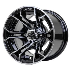 GTW Spyder Machined/Black 10 Inch Wheel - Image 4