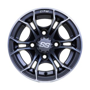 GTW Spyder Machined/Matte Grey 10 Inch Wheel - Image 3