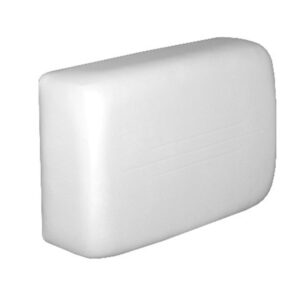 EZGO Marathon White Seat Backrest Cushion Assembly (Fits 1973-1994) - Image 1