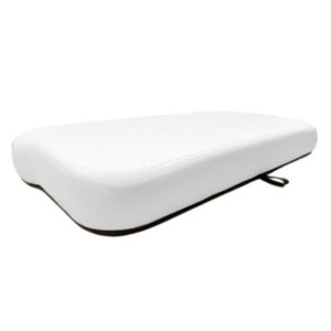 EZGO Marathon White Seat Bottom Cushion Assembly (Fits 1973-1994) - Image 1