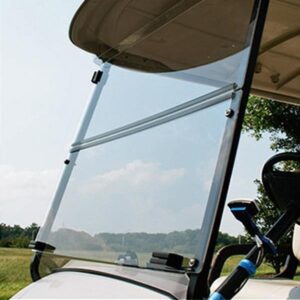 RedDot - EZGO TXT Clear Bolt Impact-Resistant Folding Windshield (Years 1994.5-2013) - Image 1