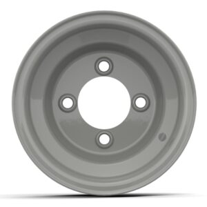 8″ Club Car Grey Steel Wheel (Centered) - Image 2
