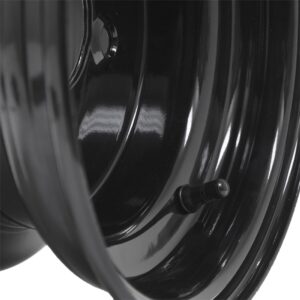 10″ Black Steel Wheel (Centered) - Image 4