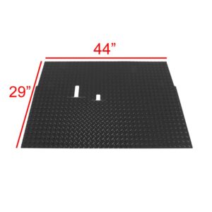 GTW® Club Car DS Replacement Diamond Plated Floor Mat - Image 4