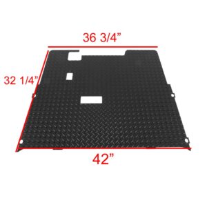 GTW® E-Z-GO TXT Replacement Diamond Plated Floor Mat - Image 4