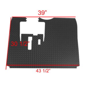 GTW® Yamaha G29/Drive Replacement Diamond Plated Floor Mat (Fits 2007-2016) - Image 9