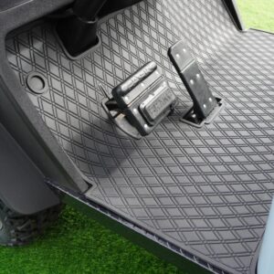 Xtreme Floor Mats for EZGO TXT / Workhorse / Express S4 / Valor / Cushman / Navitas (TXT Frame) - All Black - Image 1