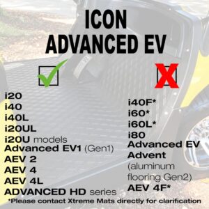 Xtreme Floor Mats for ICON / Advanced EV1 - All Black - Image 8