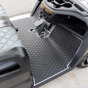 Xtreme Floor Mats for Yamaha UMAX Rally / Drive2 QuieTech EFI 2007-Up - Black/Grey - Image 2