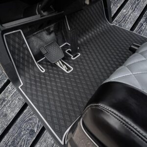 Xtreme Floor Mats for Yamaha UMAX Rally / Drive2 QuieTech EFI 2007-Up - Black/Grey - Image 6