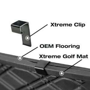 Xtreme Floor Mats for Yamaha UMAX Rally / Drive2 QuieTech EFI 2007-Up - Black/Blue - Image 3