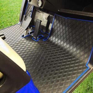 Xtreme Floor Mats for Yamaha UMAX Rally / Drive2 QuieTech EFI 2007-Up - Black/Blue - Image 7